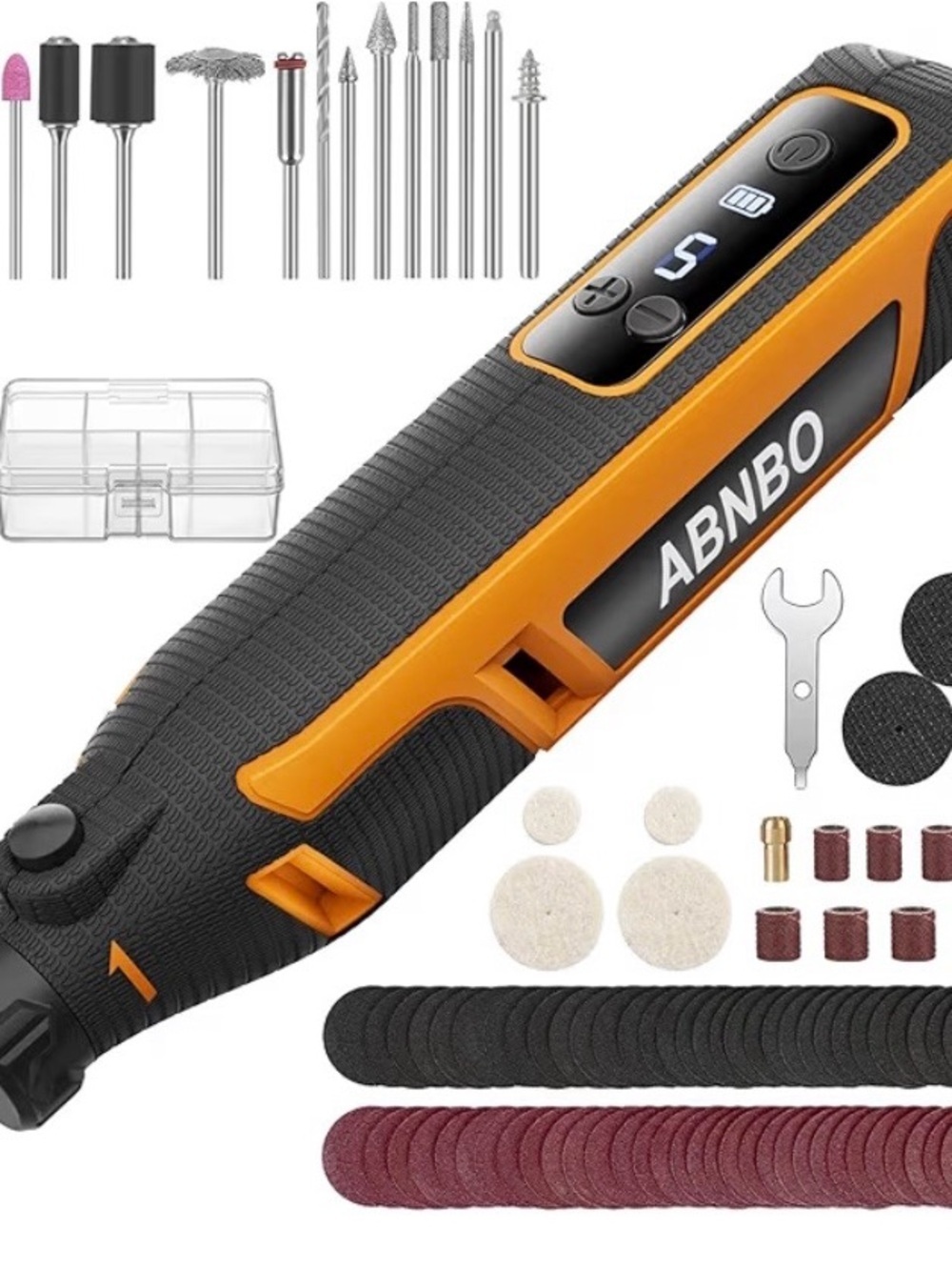 NEW - Mini Cordless Rotary Tool, craft supply, 5-Speed, Rotary Tool Kit, Type-C